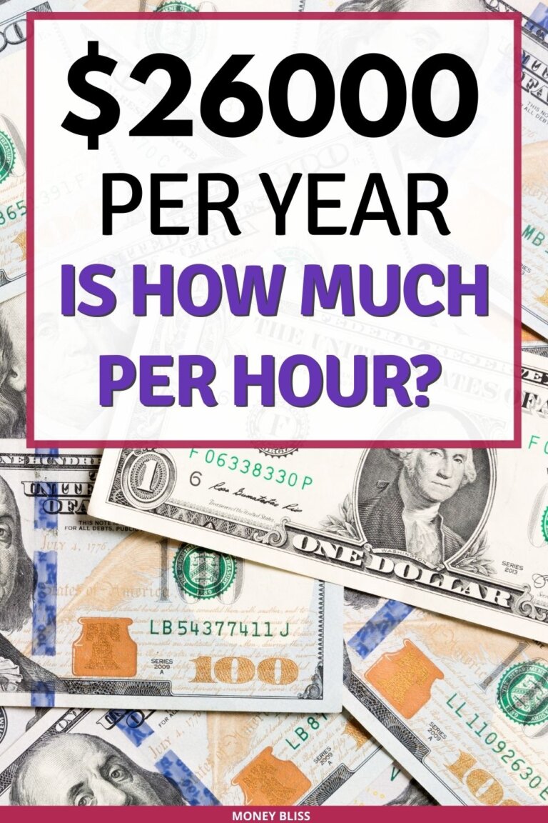 $26000 a Year is How Much an Hour? Can I Survive on This?