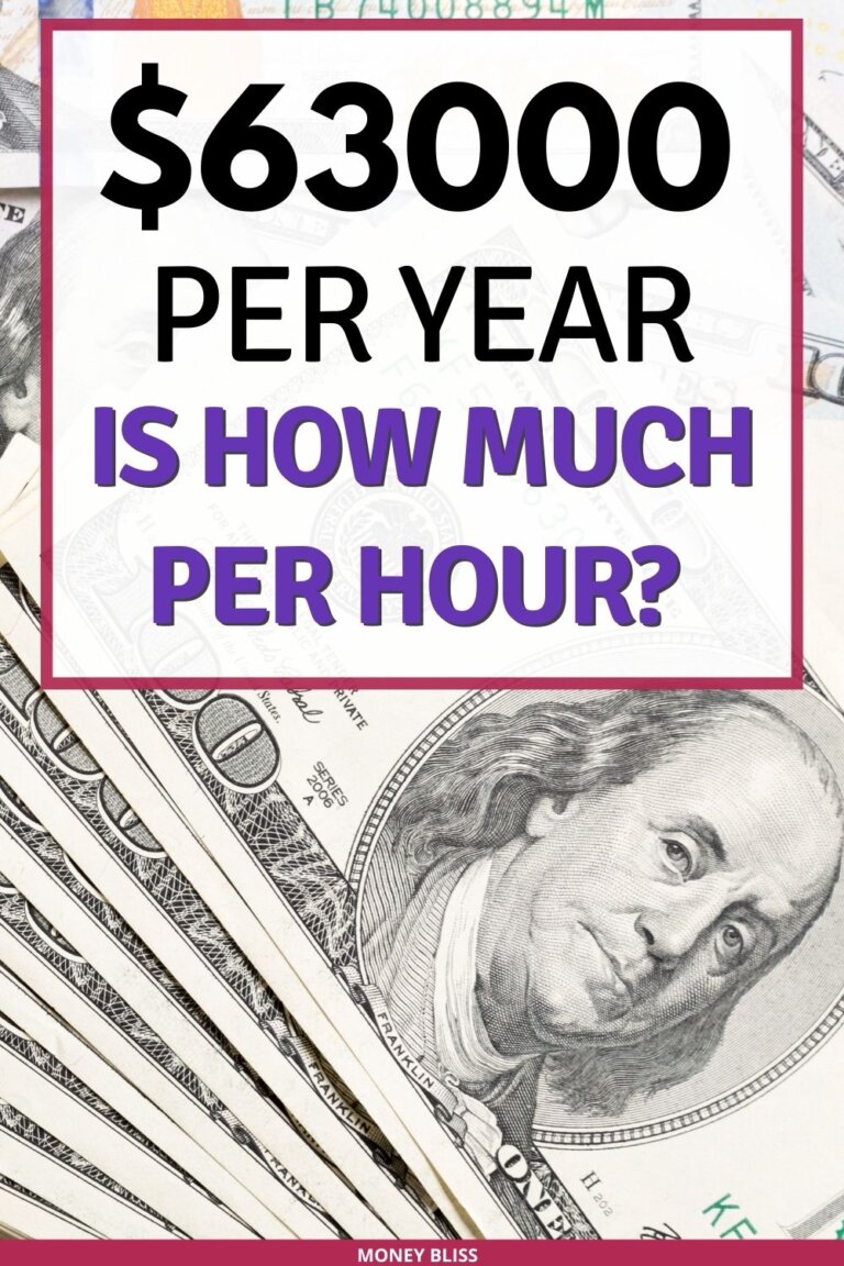 $63000 a Year is How Much an Hour? Good Salary or No?