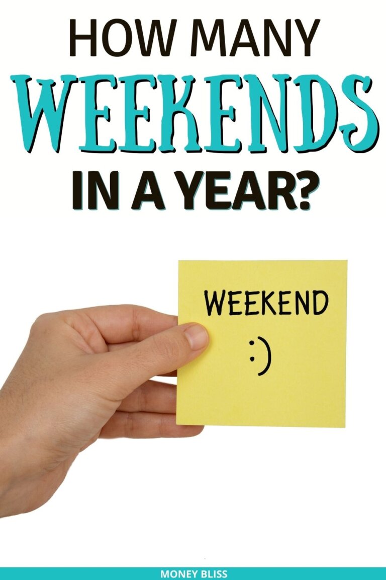 How Many Weekends in a Year? [2023]