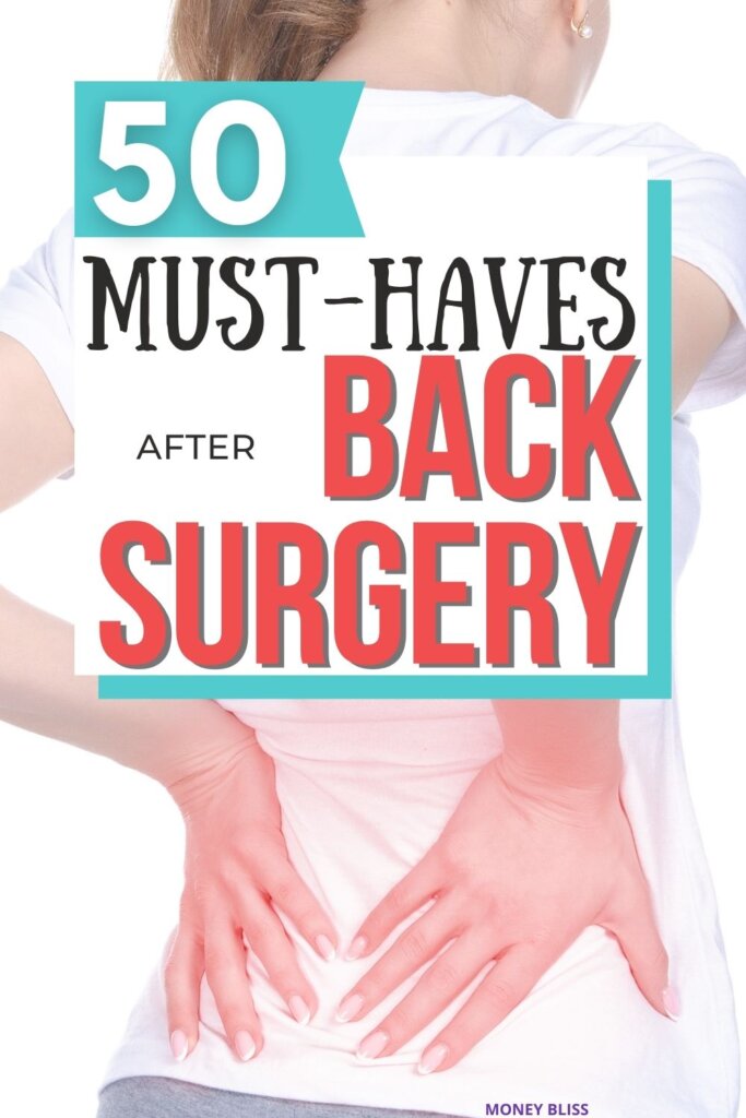 50 MustHaves After Back Surgery for Spine Surgery Recovery Hanover