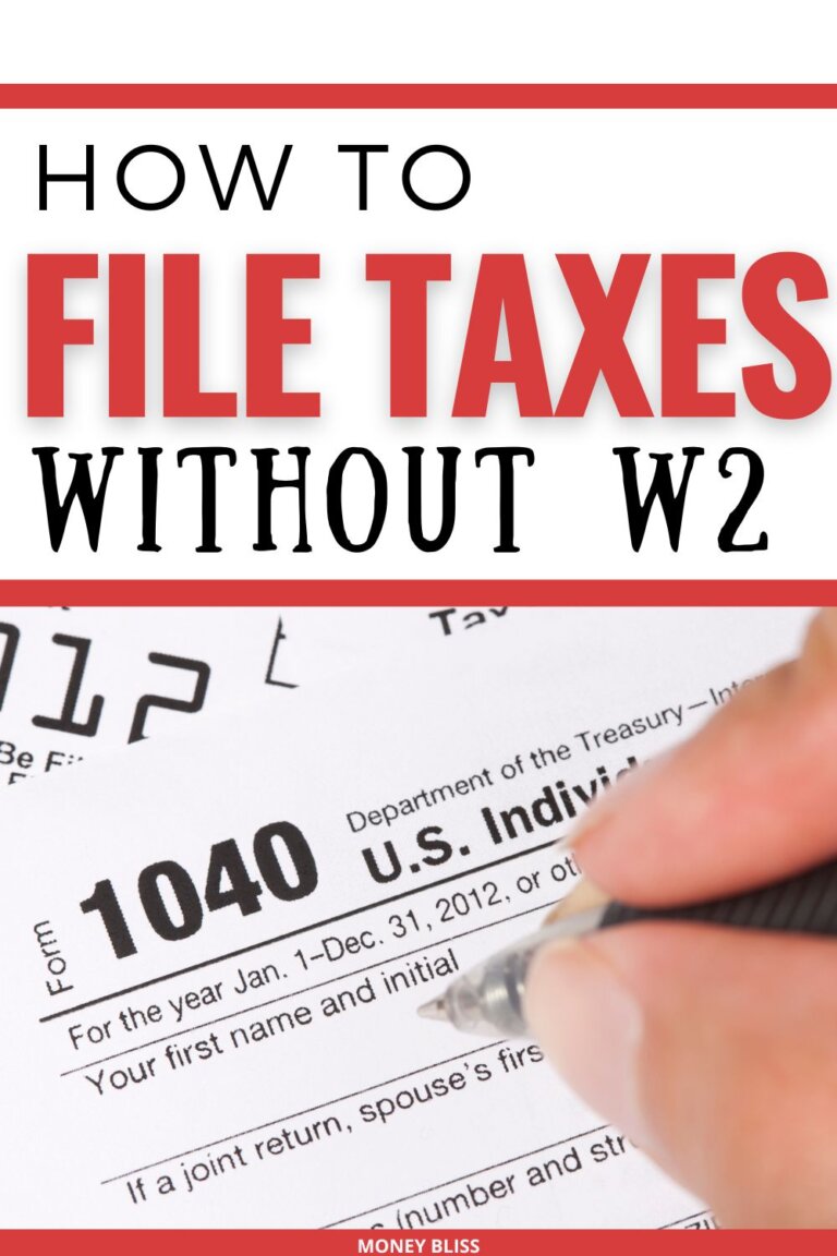 file taxes with no w2