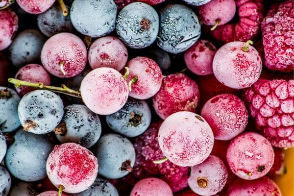 Picture of frozen berries