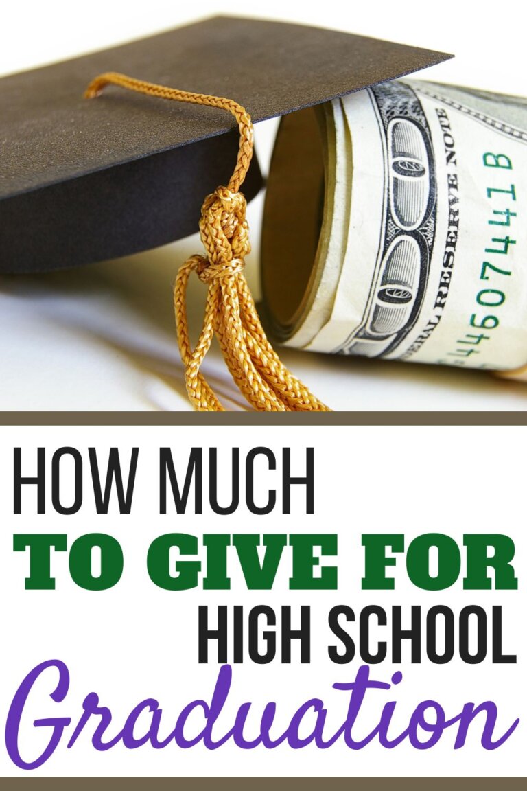 How Much to Give for High School Graduation as Money Gift