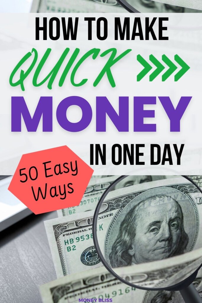 Do you want to make quick money? If so, you'll love this collection of ways to make cash in one day. Start these tasks and start making extra cash fast.