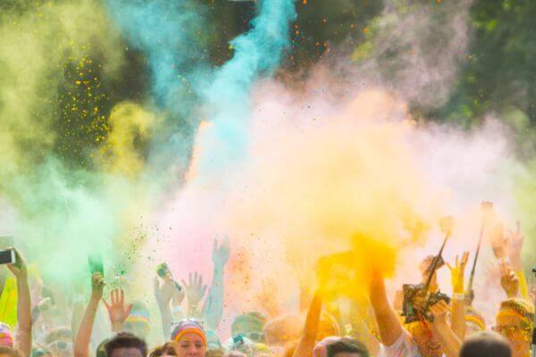 Picture of color run 5k