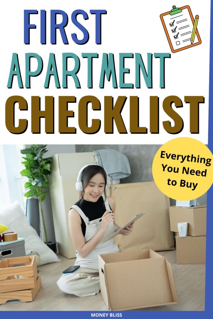 Are you moving into your first apartment? Planning a move can be daunting, but with this checklist, everything will be ready for your bed and bathroom you arrive. From a mattress, pots and towels to cleaning supplies and furniture, this list has it all. This is a huge deal! My first apartment checklist.