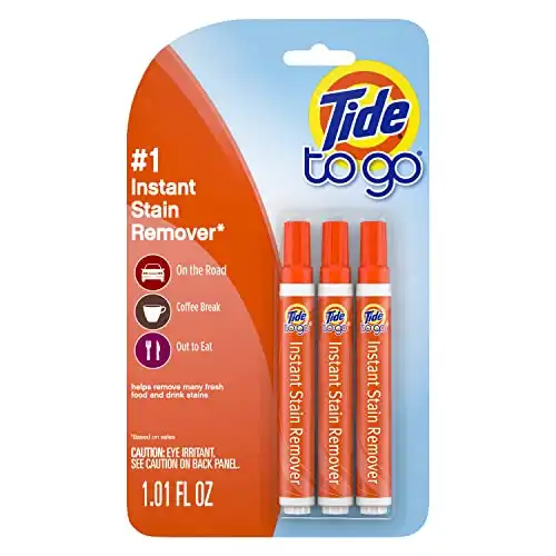 Tide Stain Remover for Clothes, Pocket Size, 3 Count