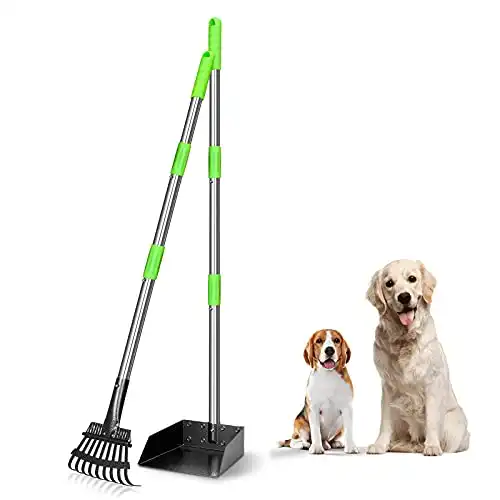 Dog Pooper Scooper with Long Handle