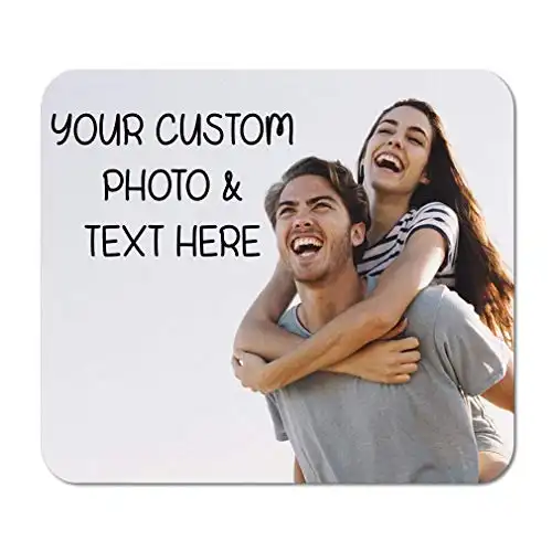 Custom Mouse Pad Custom with Personalized Photo & Text