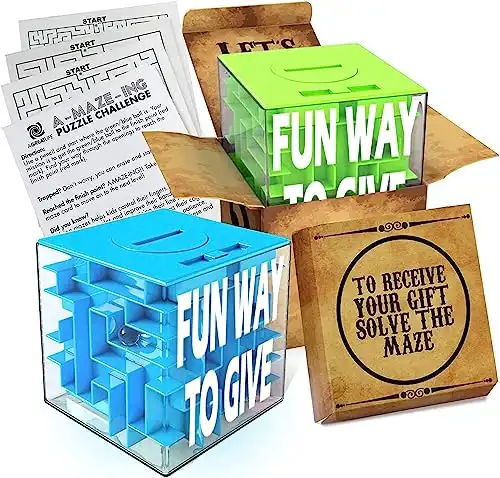 Money Puzzle Gift Boxes for Cash