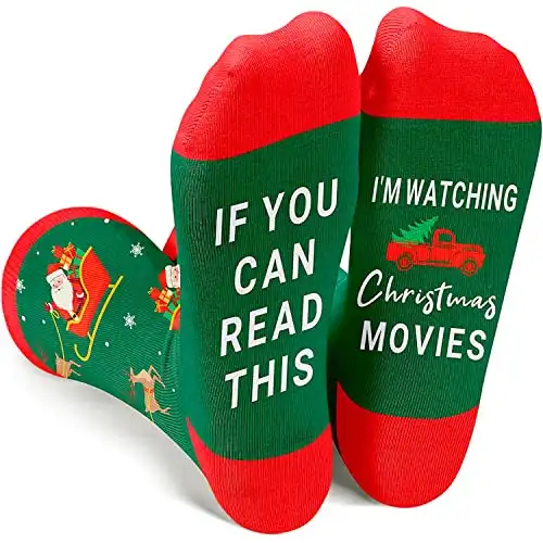 The Most Wanted Christmas Movie Socks