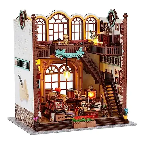 DIY Miniature Wooden Dollhouse Kit