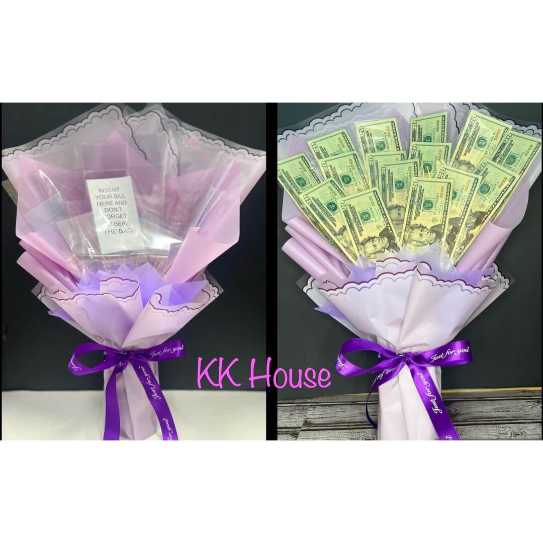 Pre-DIY Money Bouquet by KK House - No Money Included