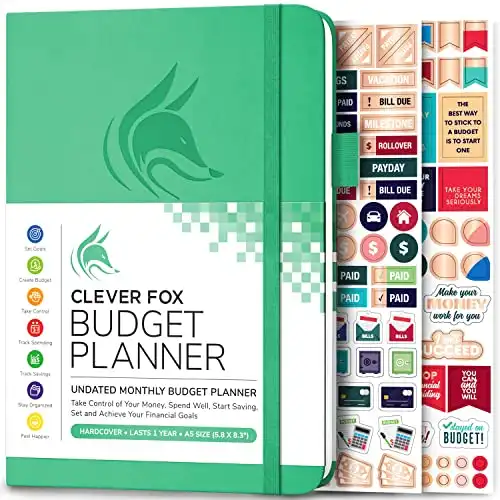 Clever Fox Budget Planner & Expense Tracker Notebook