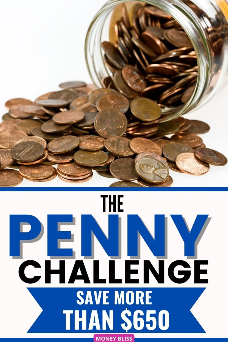 The Penny Challenge Will Easily Save More Than $650 - Money Bliss