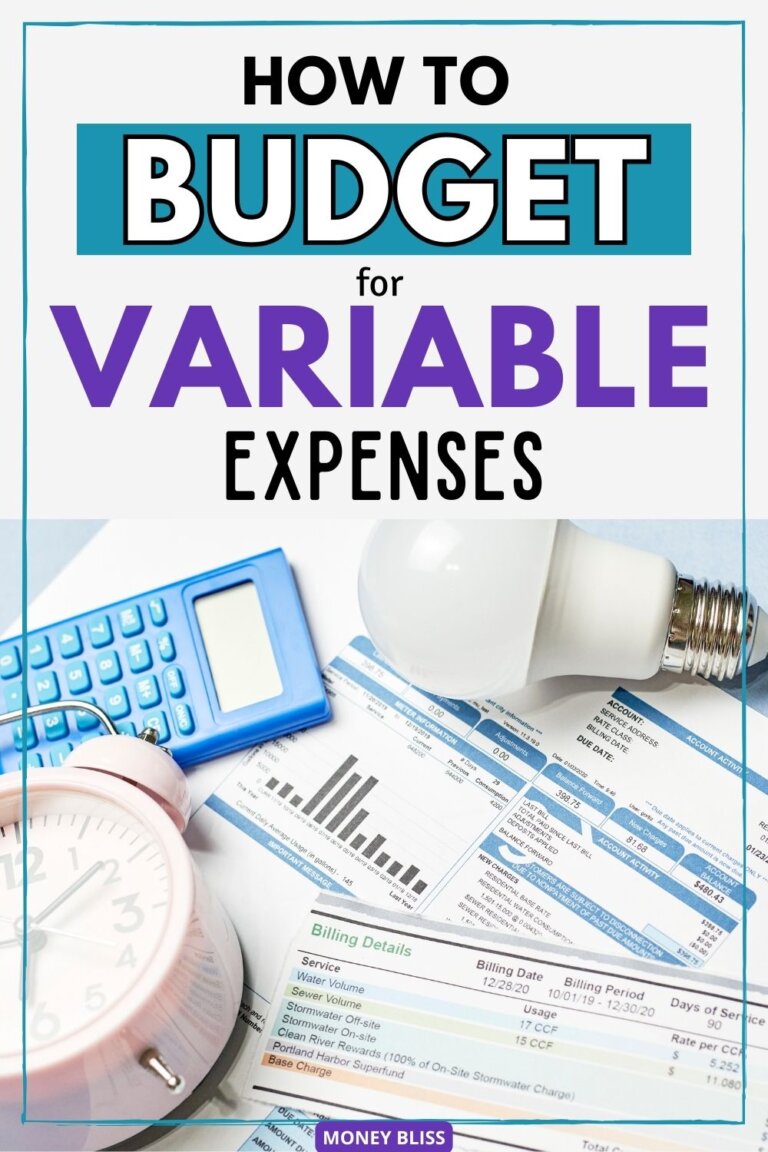 How to Budget for Variable Expenses with Examples Money Bliss