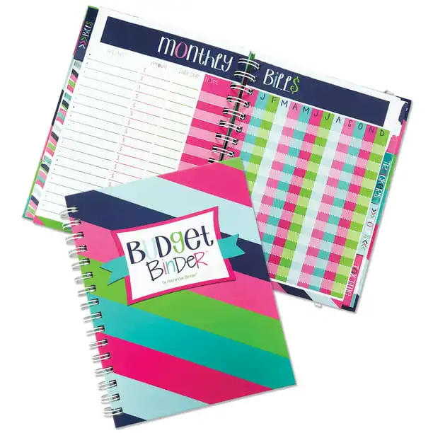 12-Month Budget Planner Bill Tracker Organizer with Calendar and Pockets