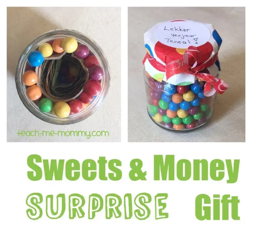 Sweets & Money Gift Surprise - Teach Me Mommy