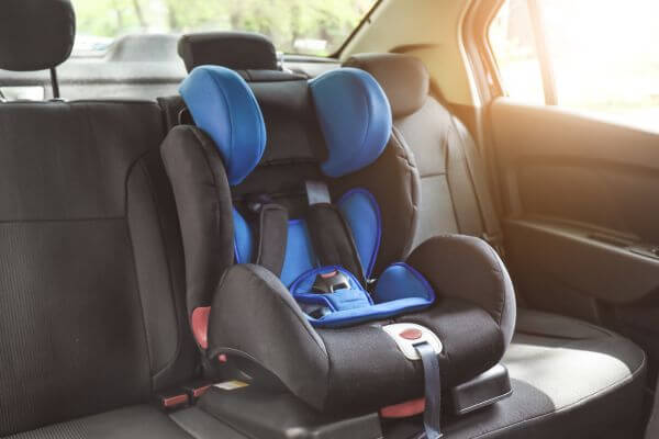 Picture of the baby car seat ready to rent out to earn extra money as a teacher.