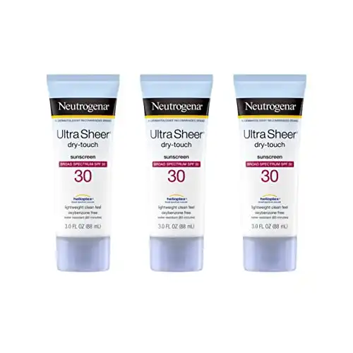 Neutrogena Ultra Sheer Dry-Touch Sunscreen Lotion, Broad Spectrum SPF 30 UVA/UVB Protection