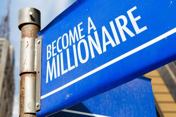 Picture of setting a goal to become a millionaire with 15 foundations strategy of millionaire with no money.