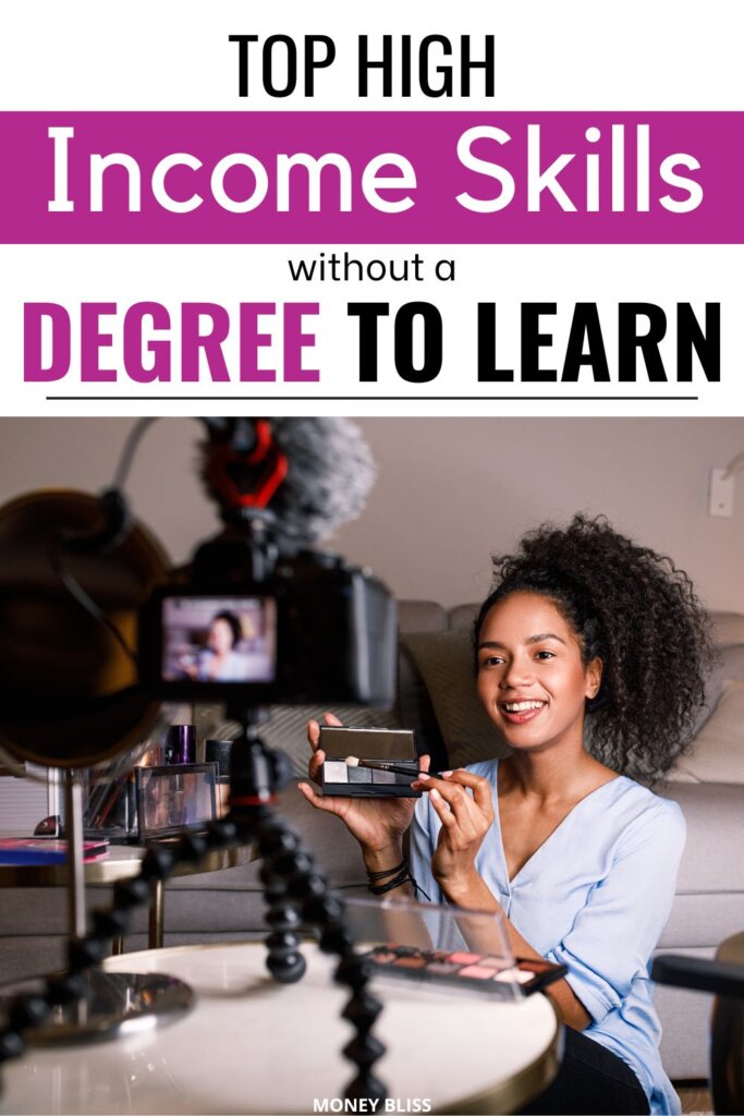 Explore top high income skills that don't require a degree. From AI to Cybersecurity to copywriting, learn how to earn big & without a traditional education. Learn these high income skills without a degree to make more money.