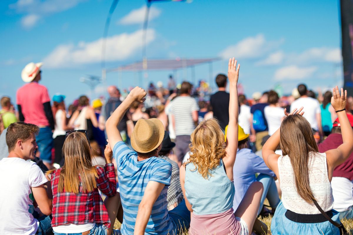 Image of a free concert.