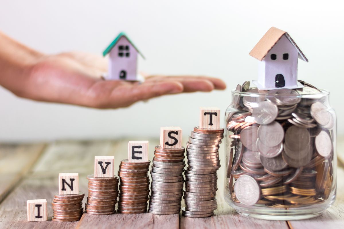 Uma imagem do investimento em propriedades de aluguel.