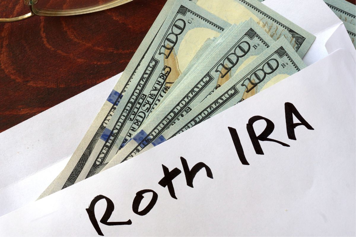 Imagem do dinheiro de Roth IRA.