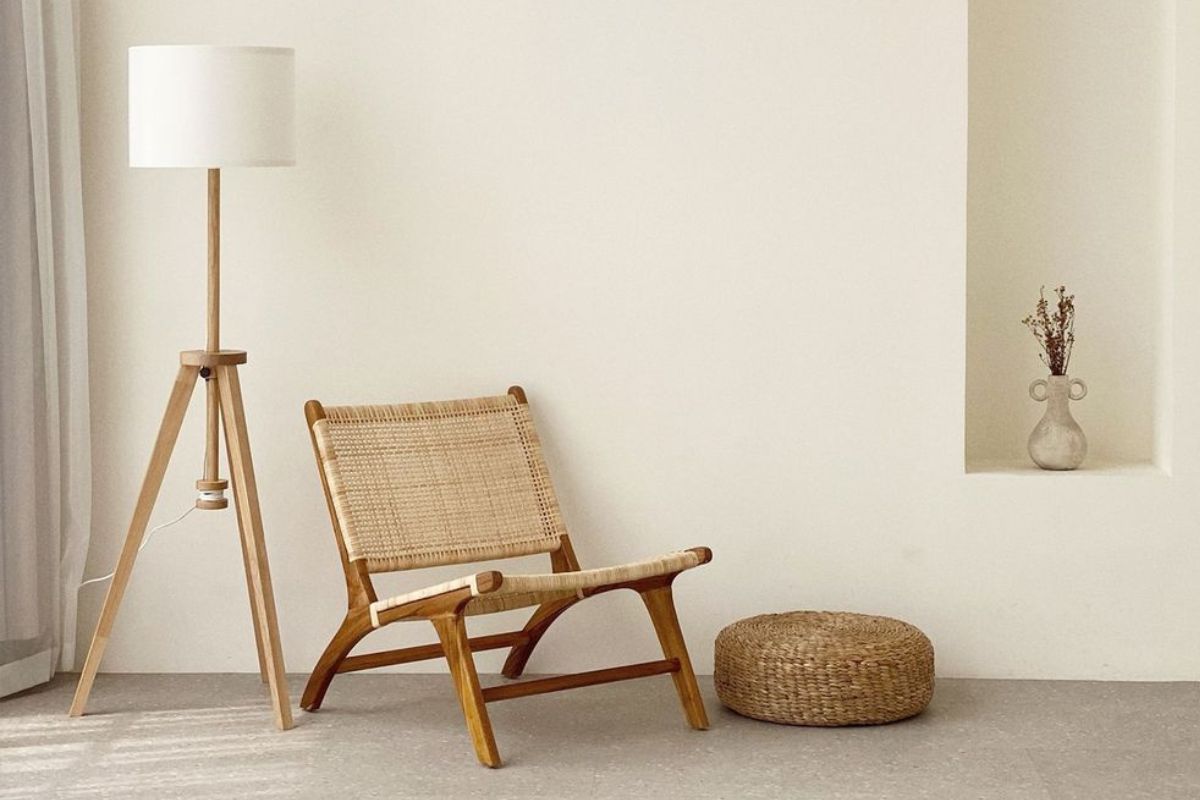 Photo of a minimalist living room design.