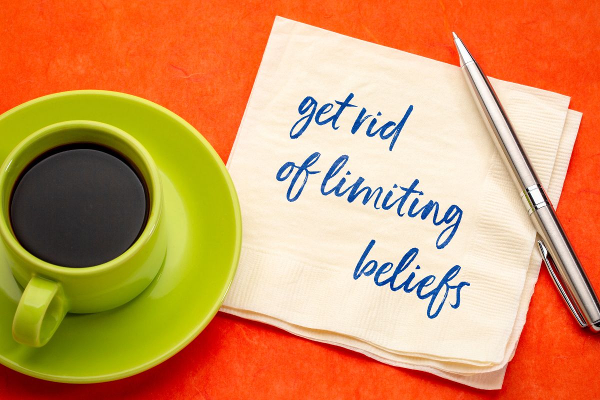 Picture a paper to get rid of limiting beliefs.