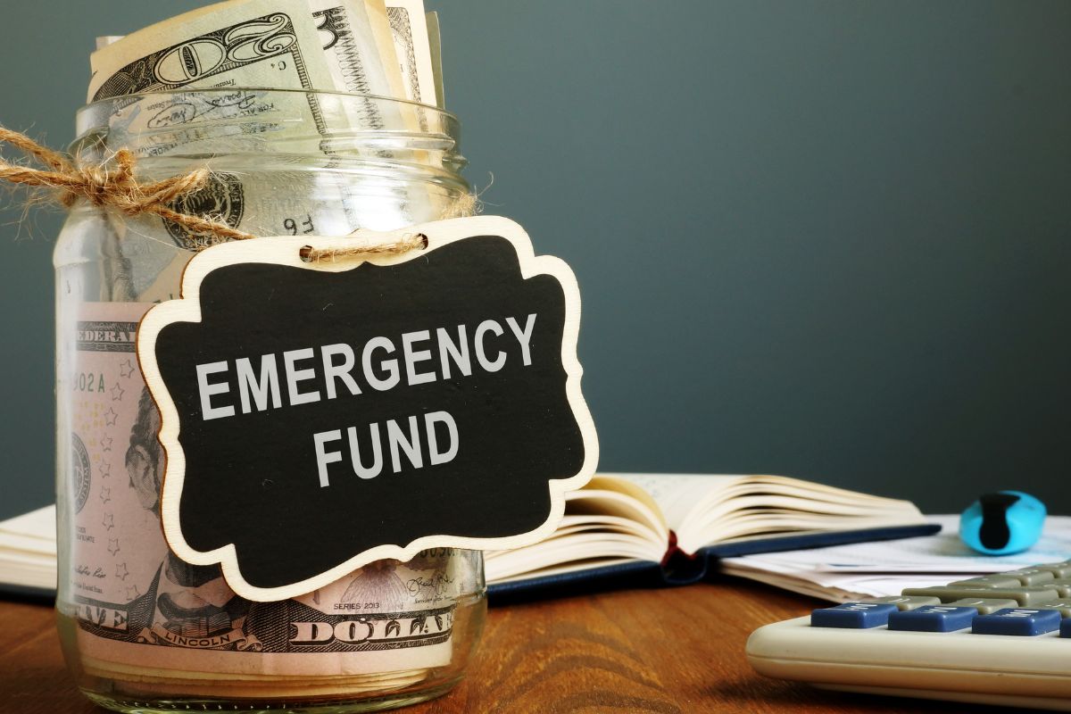 The picture shows an emergency fund.