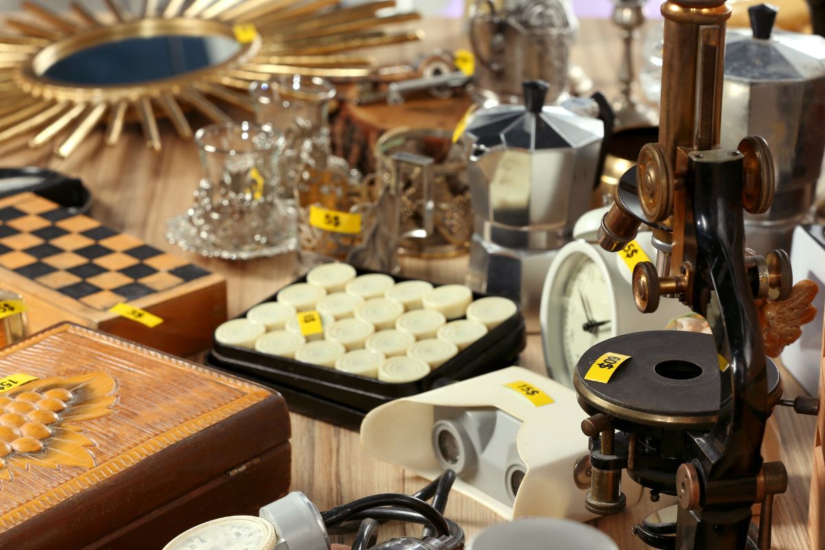 Photo of unused items for sale.
