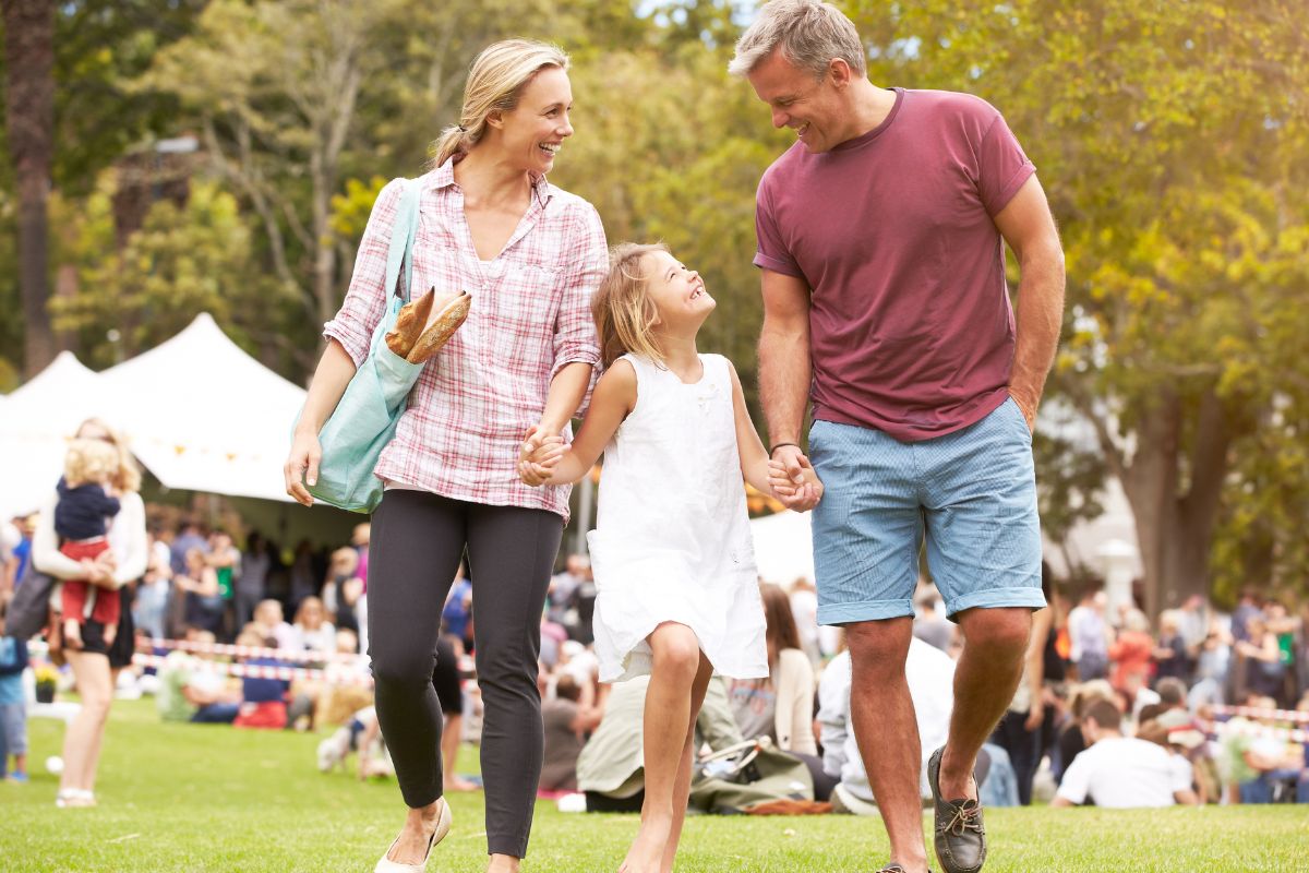 Image of a family bonding.