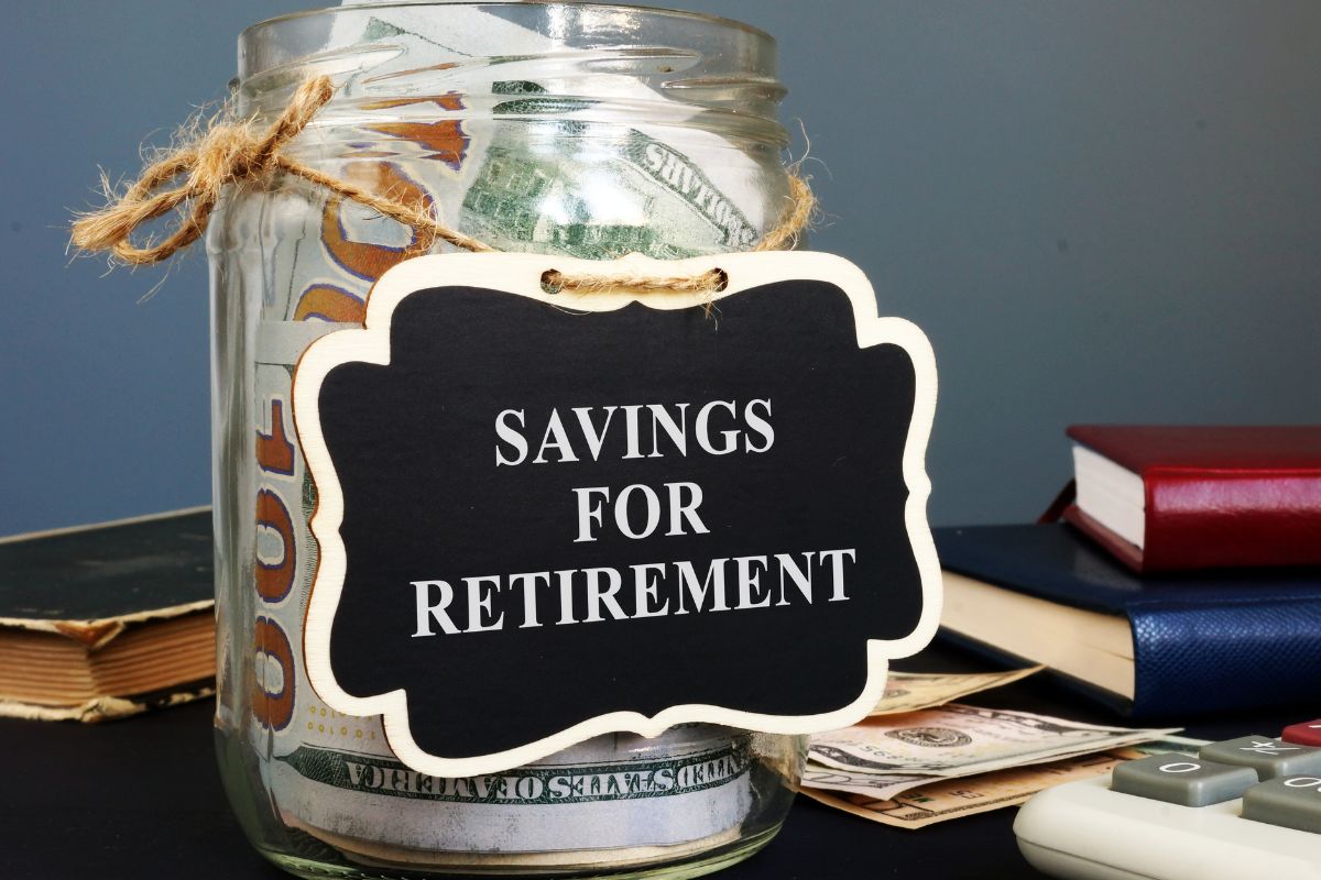 Photo of savings for retirement.