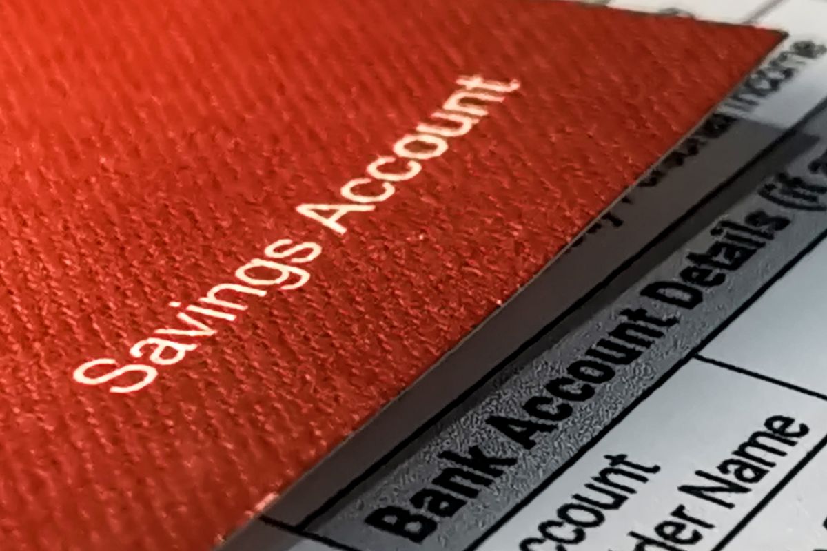 The picture shows a savings account.