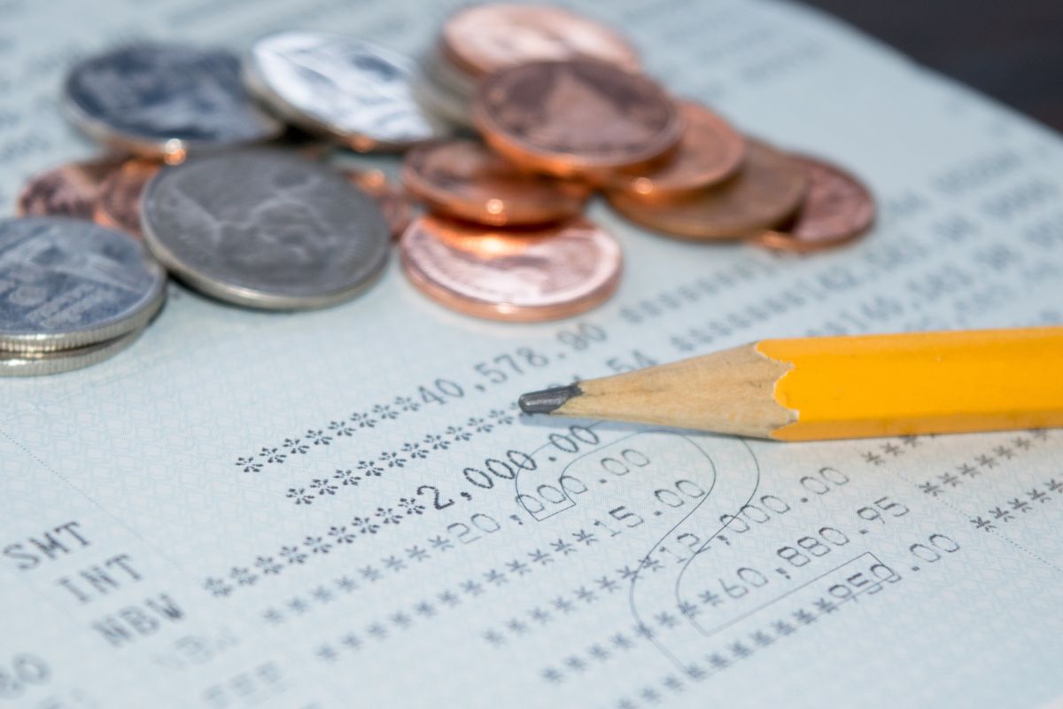 The picture shows a savings account.