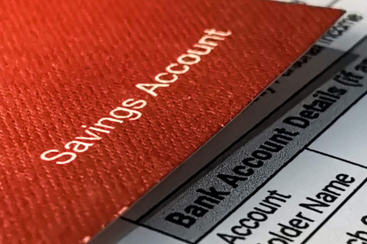The picture shows a savings account.