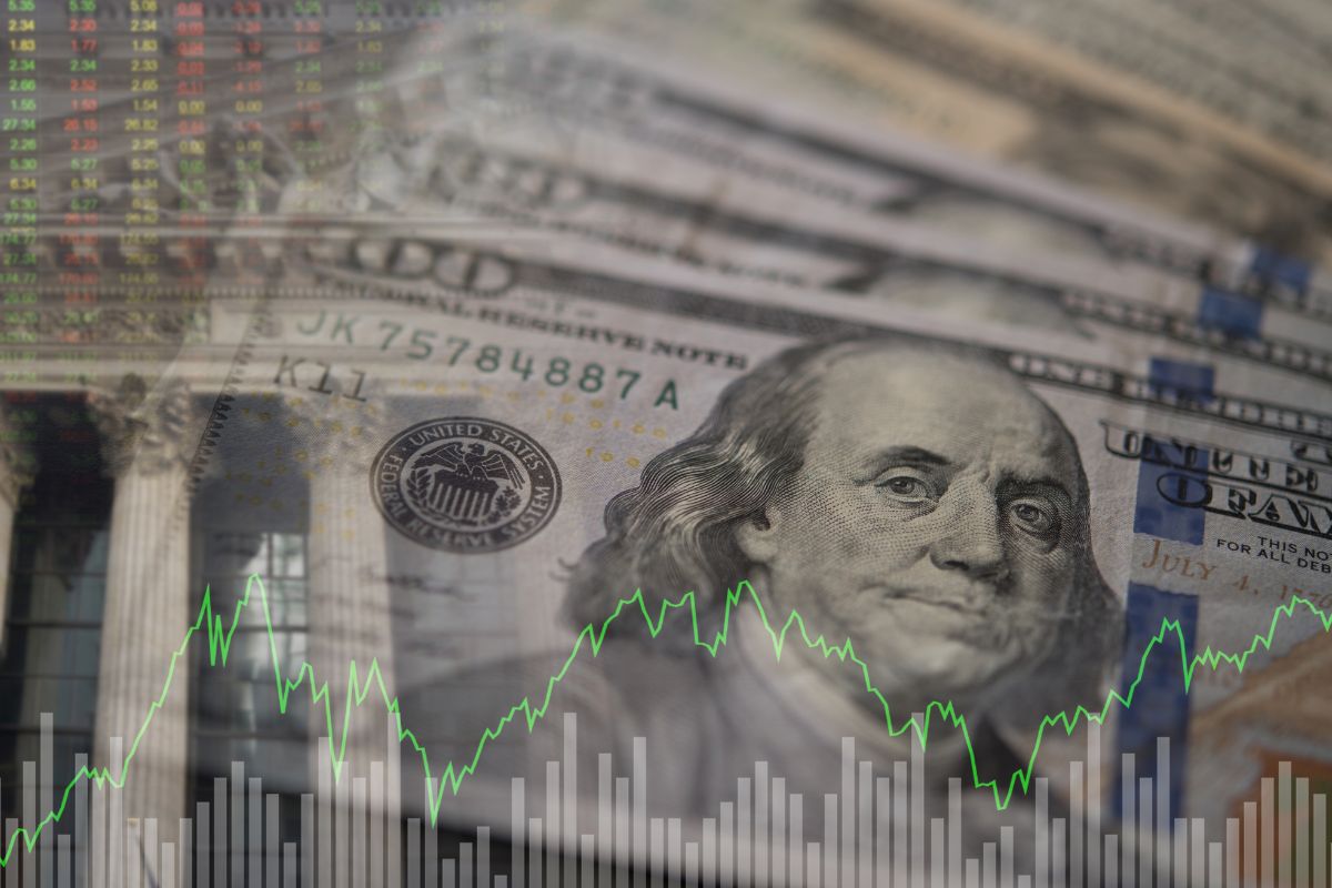 The picture shows money investment.