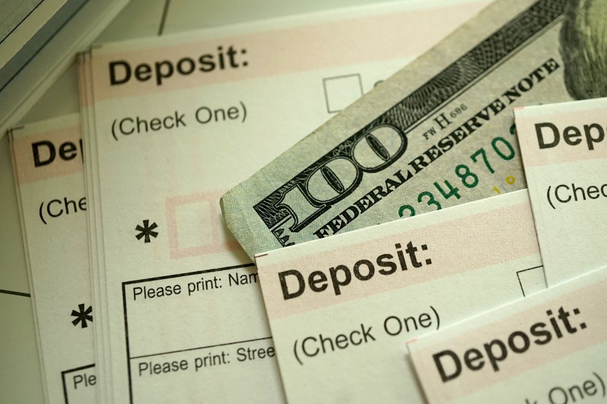 The picture shows deposit money.