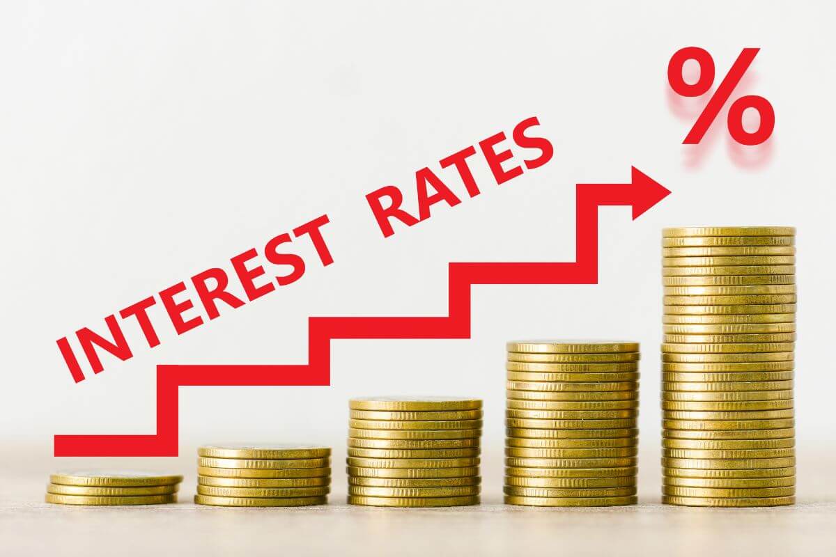 The picture shows interest rates.