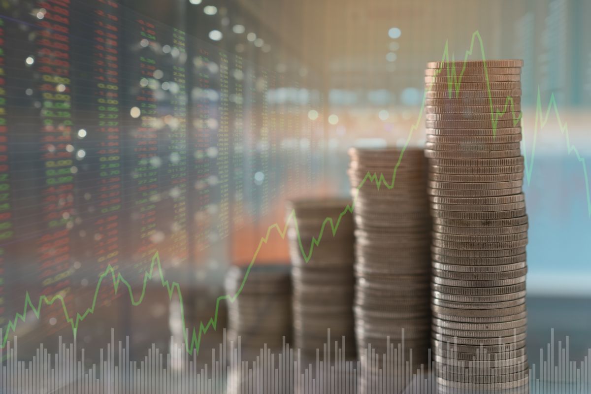The photo shows money investment.