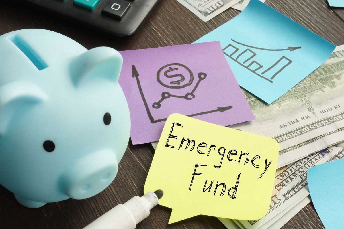 The picture shows an emergency fund.