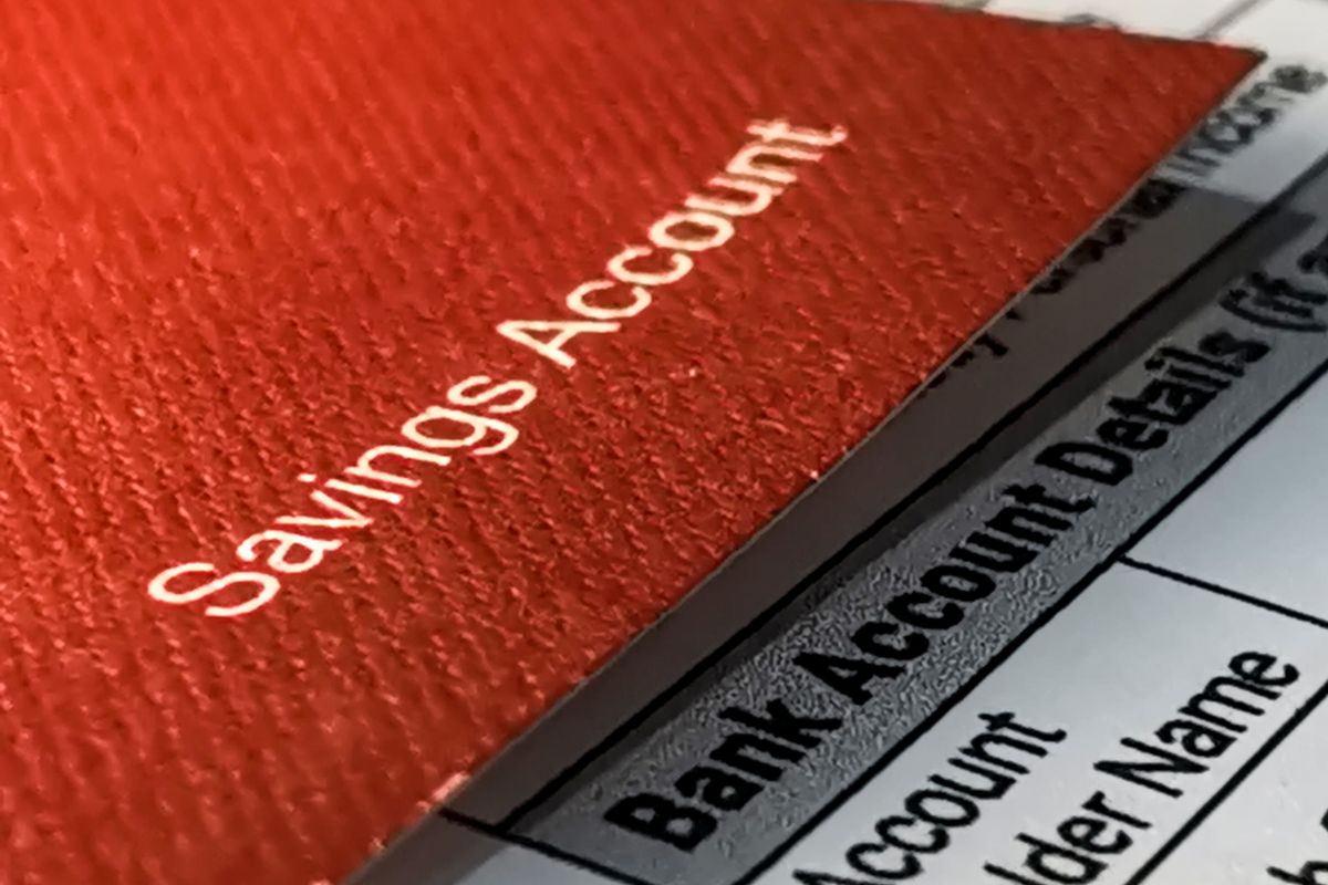 Picture of a savings account.