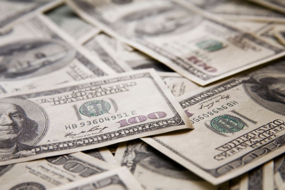 The image shows money.