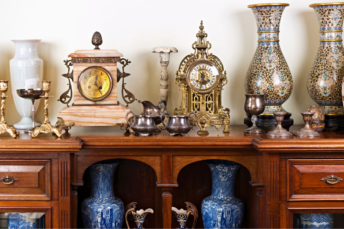 The picture shows rare collectible items.