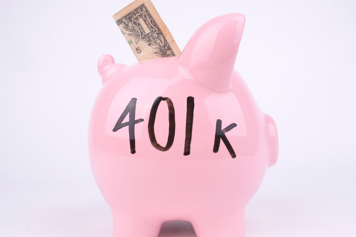 Image of a 401k account saving.