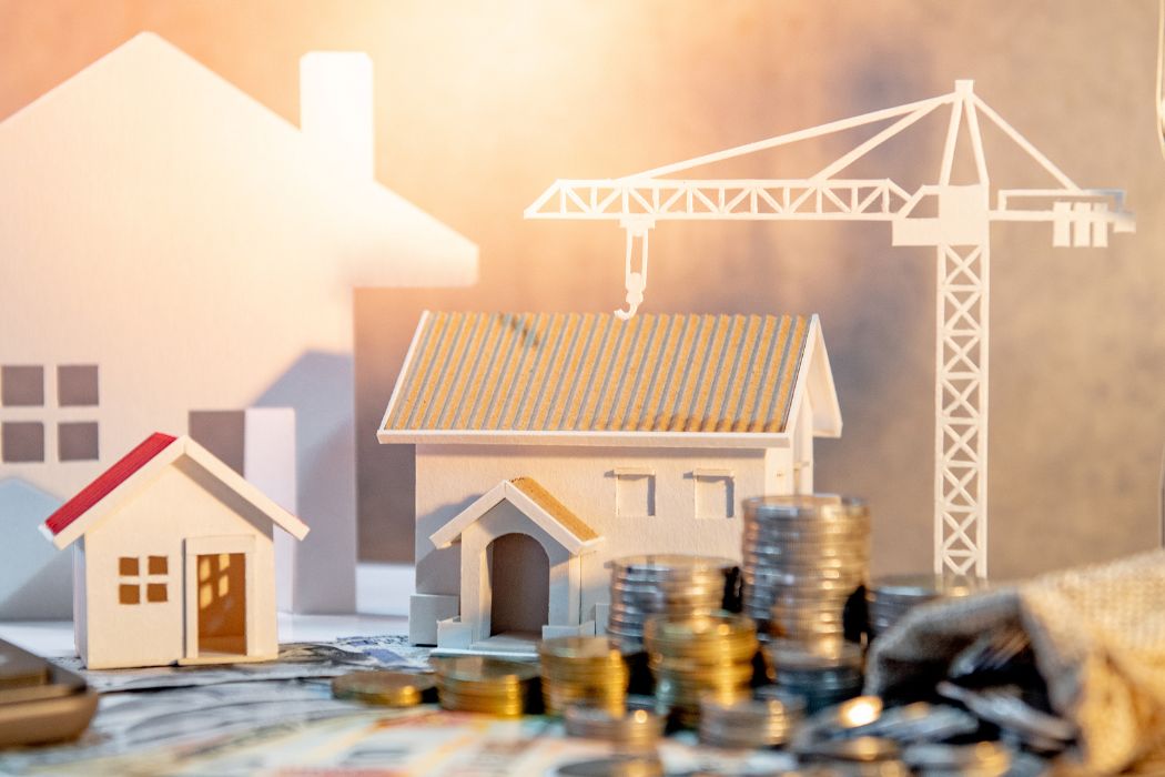 Image of money for real estate investment.