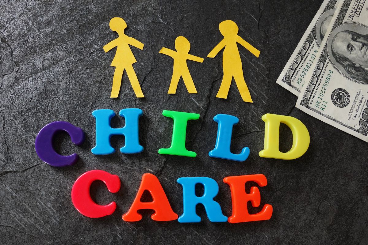 Picture of childcare cost.