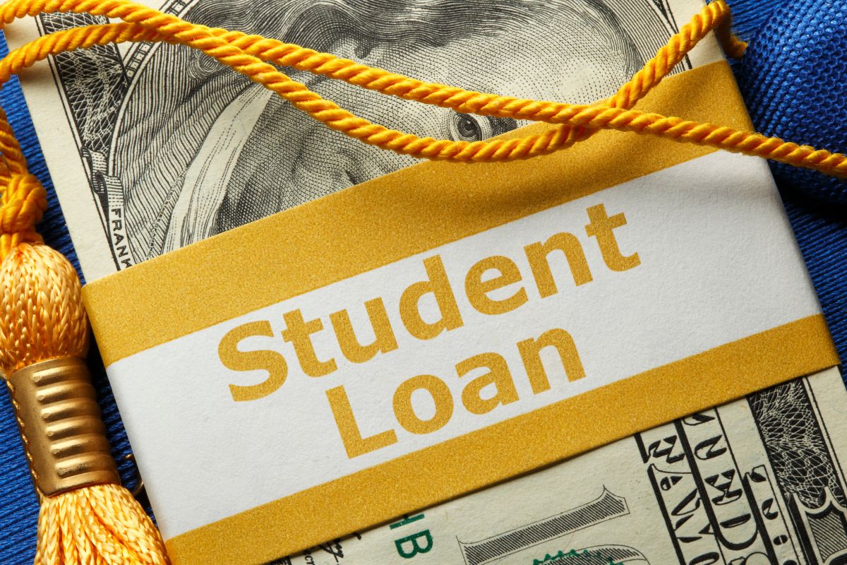 Photo of student loan.